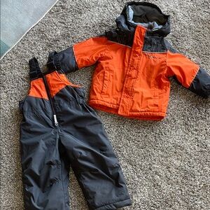 ZeroXposur Kids Matching Set - Orange and Black
